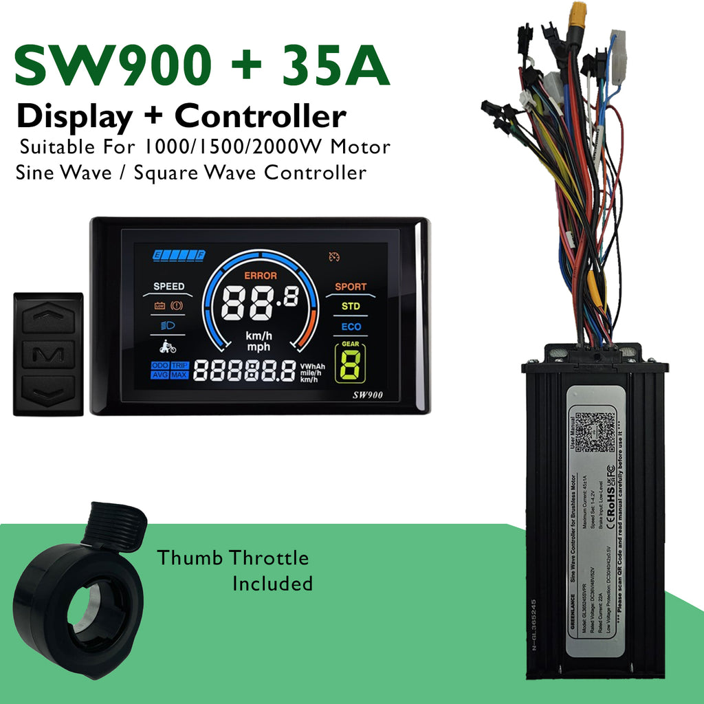E-Bike Controller  36V-72V 35-80A