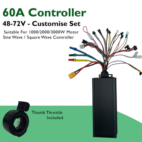 E-Bike Controller  36V-72V 35-80A