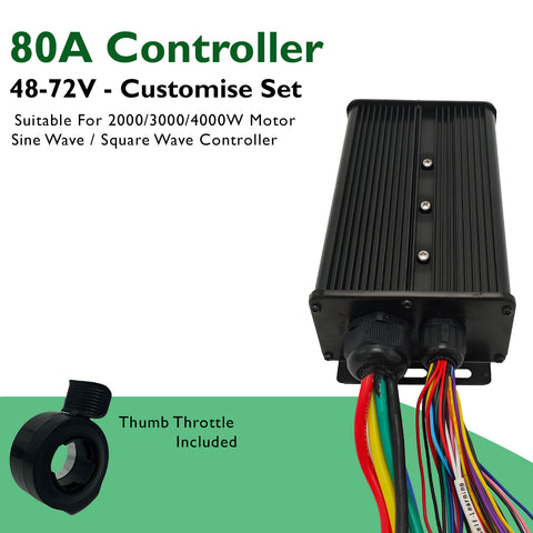 E-Bike Controller  36V-72V 35-80A