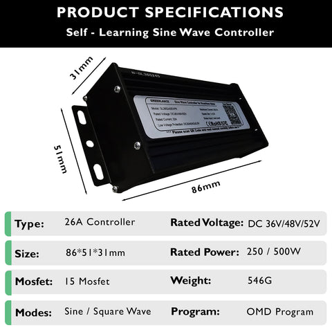 36V 500W Electric Bike Conversion Kit