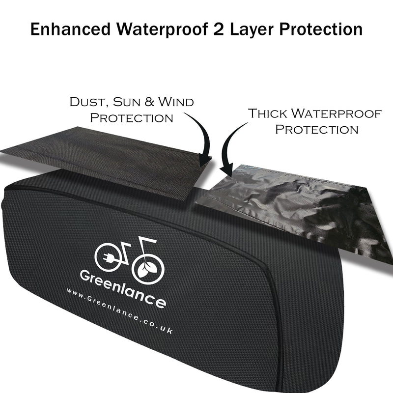 SIEYIO Electric Bicycles, E-Bike Battery Case Thermal Cover Waterproof Dustproof Bag - Foto 8