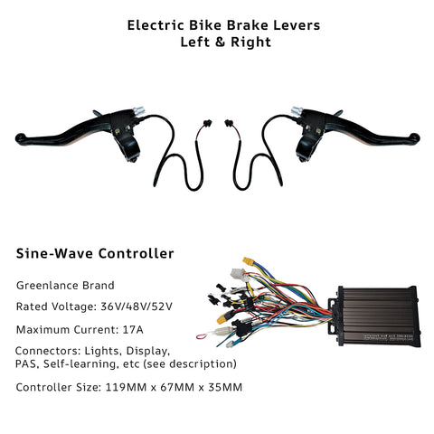 electric bike brake levers and brake sensor