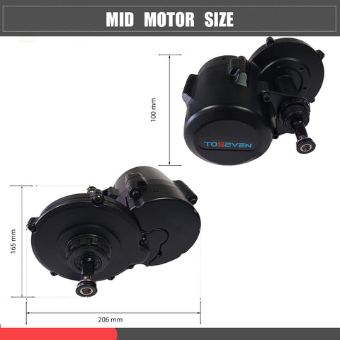 ToSeven DM02 250W - Mid Drive Conversion Kit