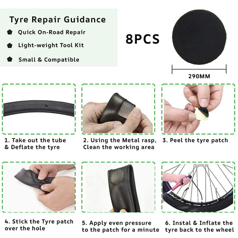 Tyre repair bike tool kit