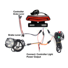 E-Bike Front & Rear Light System