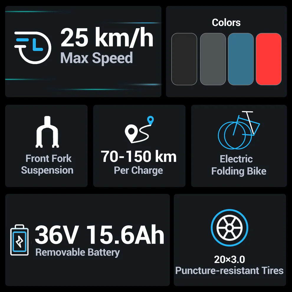 BK6S L1 Electric Folding Bike