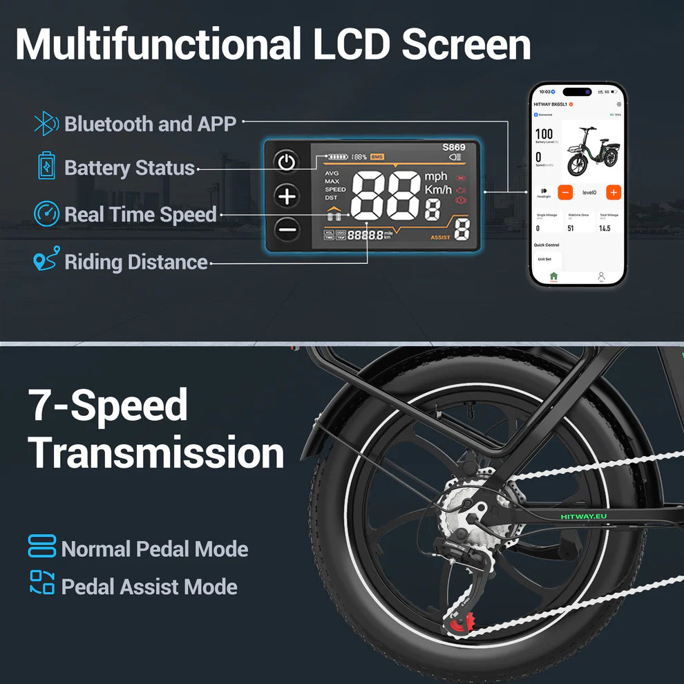 BK6S L1 Electric Folding Bike